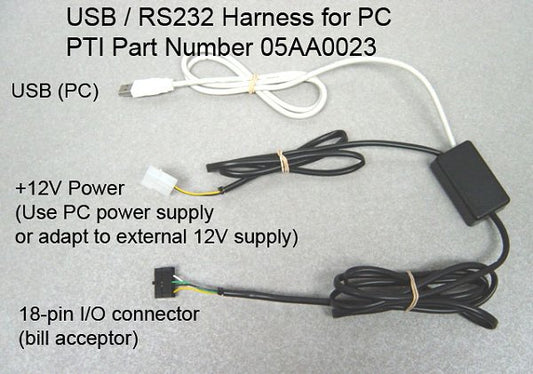 USB - RS232 Harness for PC  Ap