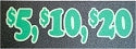 Sticker $5-$10-$20