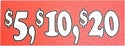 Red Sticker $5-$10-$20